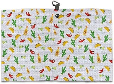 Magnetic Microfiber Waffle Golf Towel Large 16"x24" Clean by ScaleWearDesign