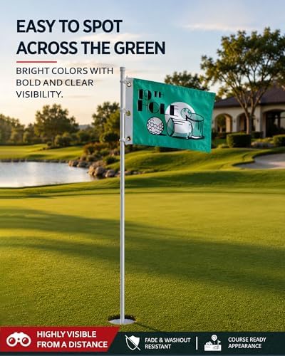 AGAS 19th Hole Golf Flag with Brass Grommets - Image 5