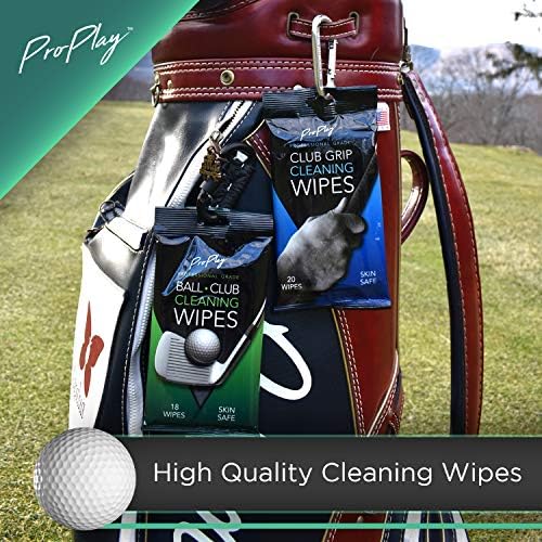 ProPlay Ball & Club Cleaning Wipes | Powerful Cleaner Removes Dirt, and Sand | - Image 6