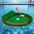 ULTIMATE Floating Golf Green for Pool, Floating Chipping Green Mat w/Hitting Mat by ULTIMATE