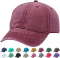 Vintage Washed Baseball Cap | Fits XL/XXL Heads | One Size | Adjustable Golf by Unknown