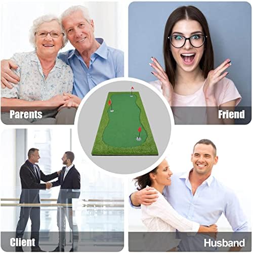 Golf Putting Green Mat, Golf Practice Training Mat - Image 7