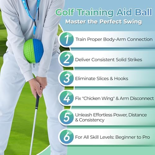 Golf Training Aid Ball for Impact Precision & Consistent Swings - Image 3