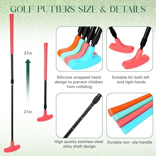 MiniInflat 4 Set Mini Golf Putters - Image 3
