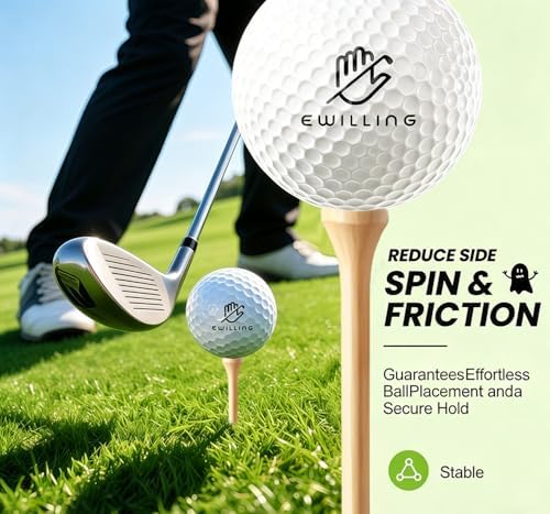 Bamboo Golf Tees with Position Ball Maker and Bamboo Divot Tools - Image 4
