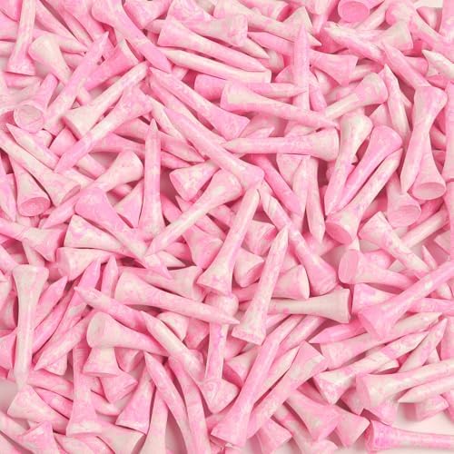 FINGER TEN Stylish Golf Tees Wood 100 Pack by FINGERTENSport