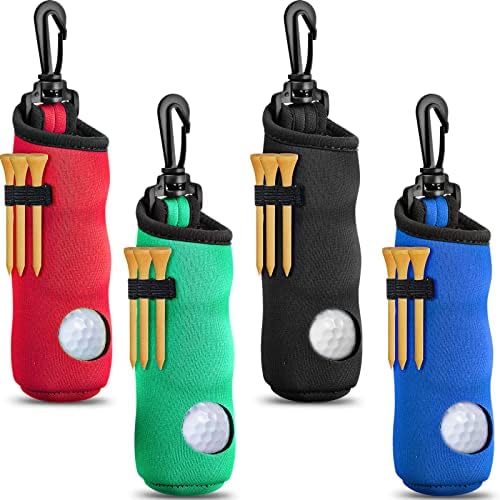 Chivao 4 Pcs Golf Ball Holder, Golf Tee Pouch by Chivao