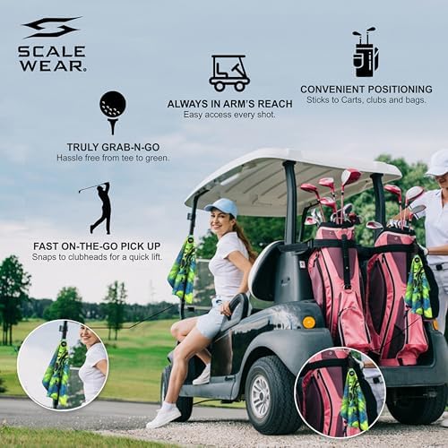 16x24 Magnetic Golf Towel Waffle Weave Ball Marker Included - Image 5