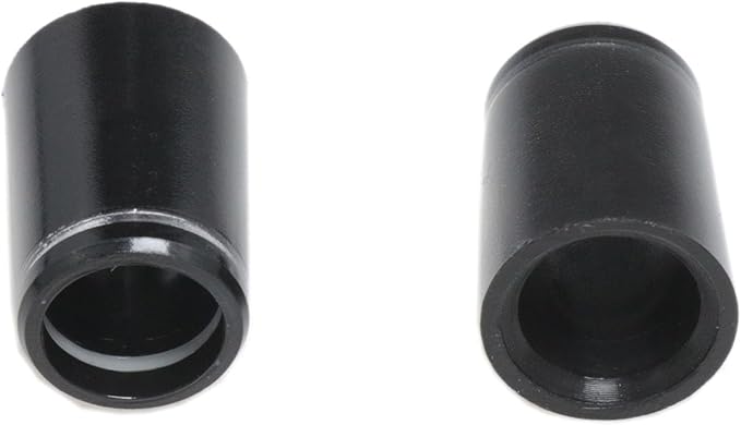 yukata Black Golf Ferrules Golf Club Ferrules Golf Ring Golf Tapered Ferrules 0.335 Golf Club Parts for Most Brands of Irons 10PCS