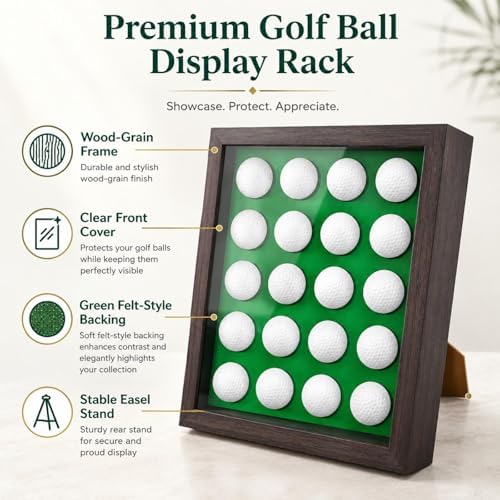 Lewtemi Golf Balls Display Case Frame - Image 3
