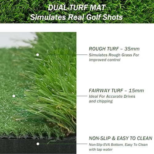 Golf Chipping Net Set with Mat & 12 Practice Balls - Image 6