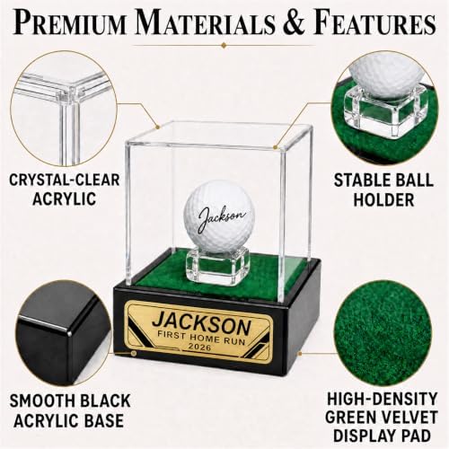 Personalized Golf Ball Display Case - Image 6