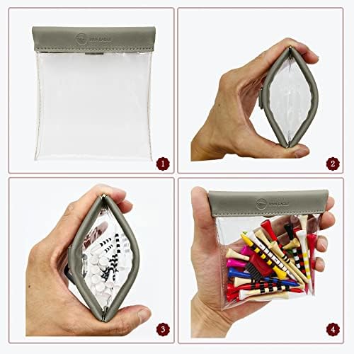 Golf Tees Pouch Bag with Clip - Image 2
