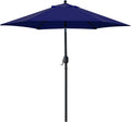 Sunnyglade 7.5' Patio Umbrella Outdoor Table Umbrella Tilt Crank Navy Blue | by Sunnyglade