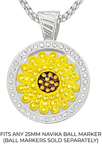 NAVIKA Austrian Crystal Golf Necklace Base - Image 2