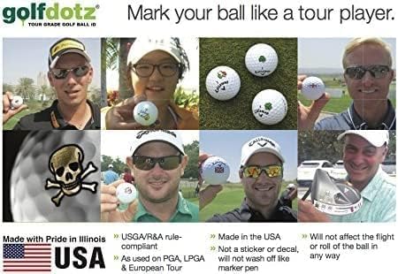Golfdotz - USGA Rule Conforming Golf Ball Markers, Golf Ball Stickers - Image 6