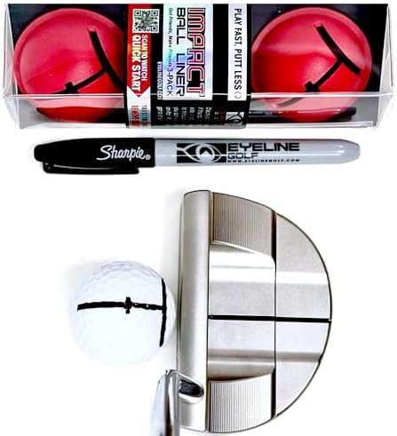 EyeLine Golf Impact Ball Liner 3-Pack by EyelineGolf