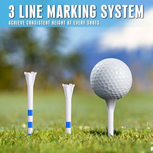 CHAMPKEY Professional 170 Pack Plastic Golf Tees Assorted Pack - Image 4
