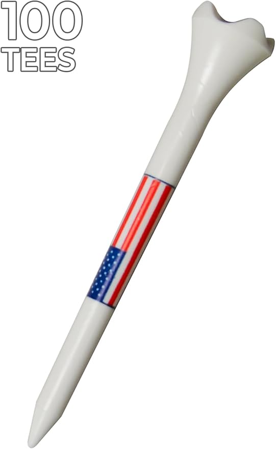 2-3/4" Pride Performance Golf Tees, USA Flag, 100 Count