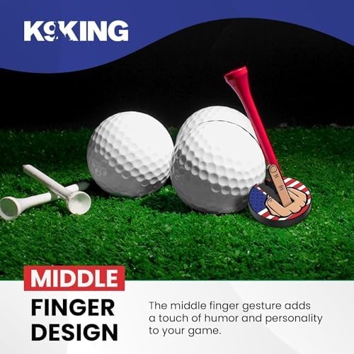 Ultimate Middle Finger Golf Ball Marker | Magnetic Hat Clip | Alignment Ball - Image 5