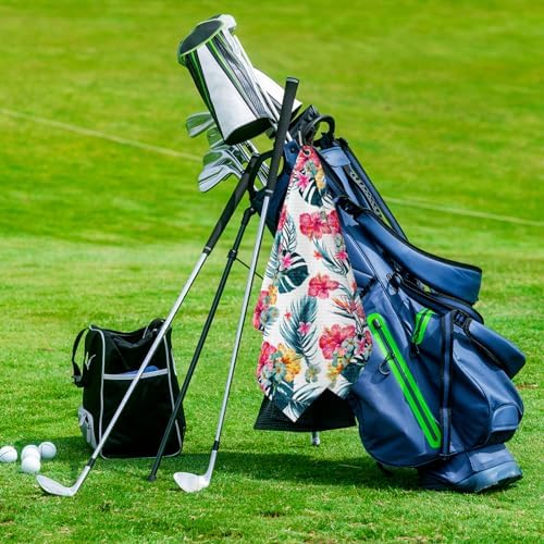 Tropical Floral Golf Towel 2 Packs - Image 4