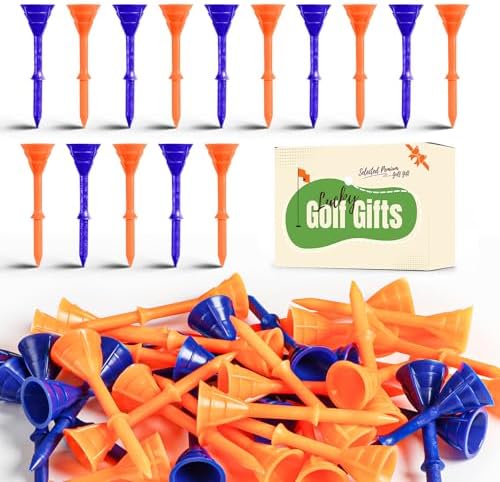 FINGER TEN Unbreakable Golf Tees Plastic 3 1/4 inch 50/100 Pack by FINGERTENSport