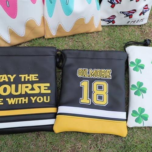 Golf Valuables Pouch Bag with Drawstrings Closure - Image 4