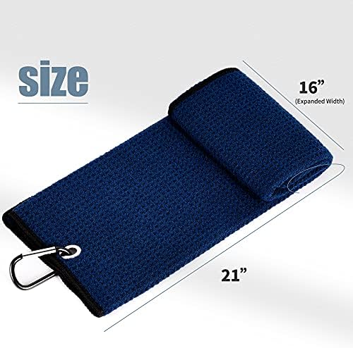 Mile High Life Tri-fold Golf Towel | 16" X 24" | Premium Microfiber Fabric | - Image 4