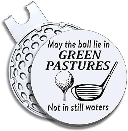 Men Golf Ball Marker with Magnetic Hat Clip, Funny Golf Accessories Gifts by GEYGIE
