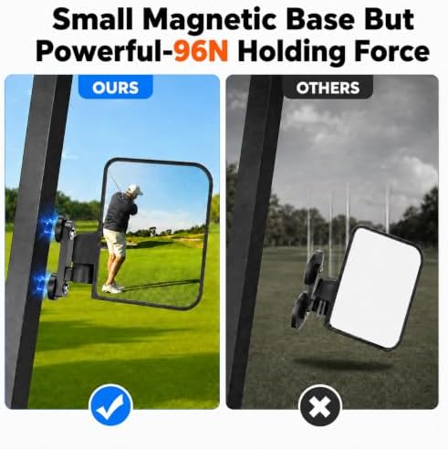 A2C Magnetic Golf Cart Side Mirrors, Golf Cart Mirrors - Image 4