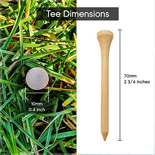 Bamboo Golf Tees 2 3/4-100pack Premium Quality - Image 4