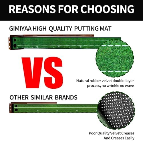 GimYaa Golf Putting mat Green Indoor and Outdoor - Image 5