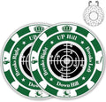 2 Pack Golf Green Reader, Ball Marker by Tsocent
