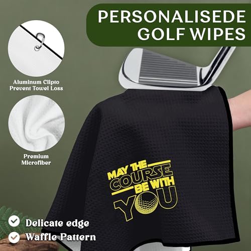 Funny Golf Towels for Men, May The Course Be - Image 3