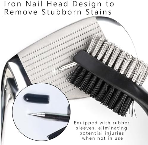 OBTANIM 2 Pack Golf Club Brush Groove Cleaner Tools - Image 3