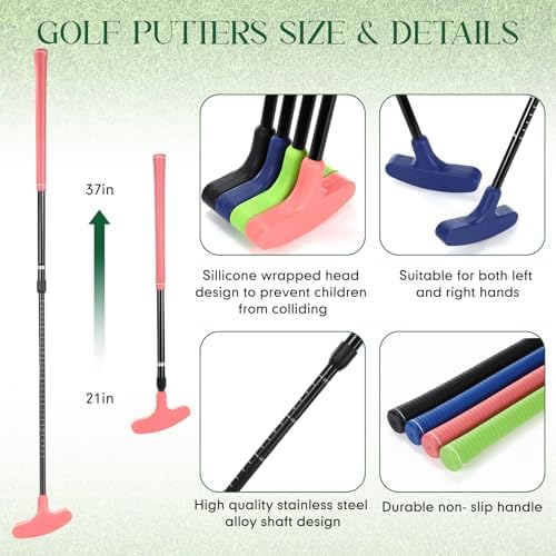 MiniInflat 4 Set Mini Golf Putters - Image 4