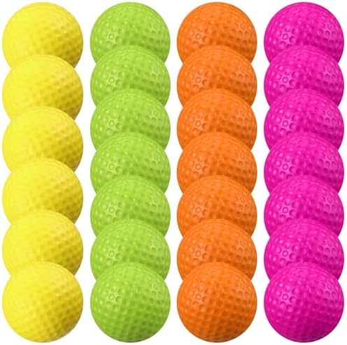 Junkin 24 Pcs Foam Golf Balls Practice Realistic Feel by Junkin