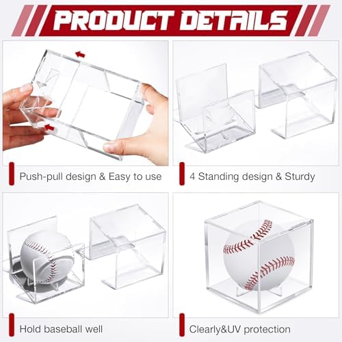 Chumia 12 Pack Baseball Display Case - Image 4