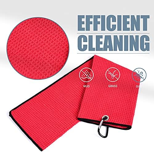 Mile High Life Tri-fold Golf Towel | 16" X 24" | Premium Microfiber Fabric | - Image 4