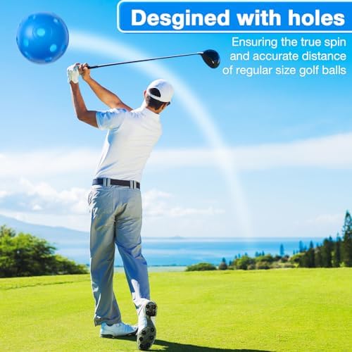 MiniInflat 80 Pcs Practice Golf Balls Plastic 42mm - Image 5
