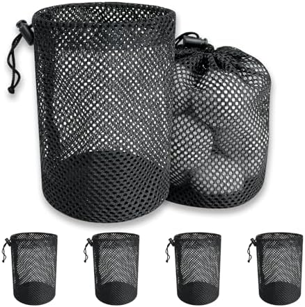 Golf Ball Storage Bag-6 Pack Mesh Bags by Mordx