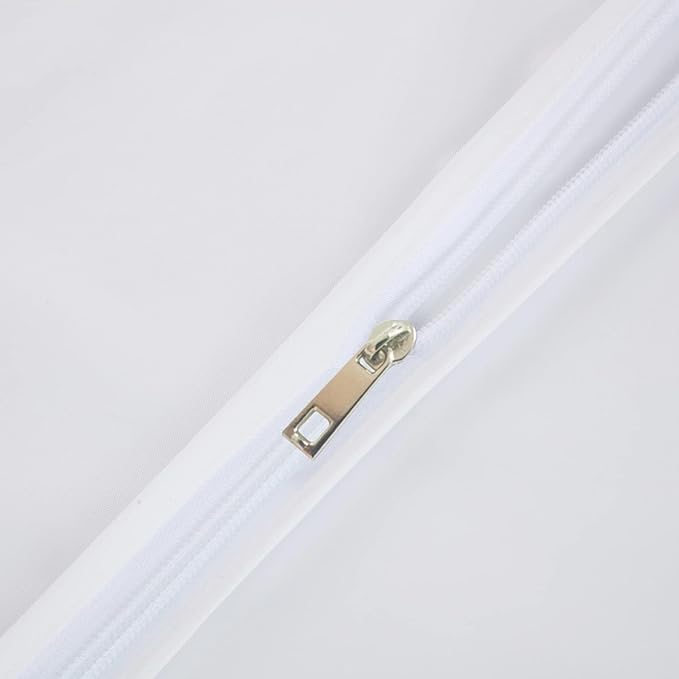 Clear Garment Bags Clothes Covers Protecting Dusts (set Of 12) For Storage Plastic Garment Bags Hanging Clothes Bags with Zipper Gown Garment Bag for Long Dresses - 24'' X 60''/12 Pack