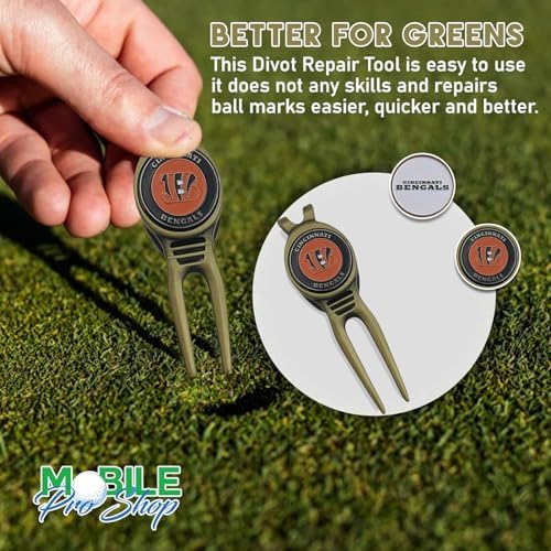 Divot Repair Tool with Double-Sided Removable Magnetic Ball Marker - Image 6