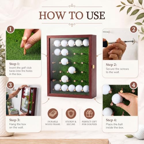 Novabright 30-Ball Golf Ball Display Case - Image 4