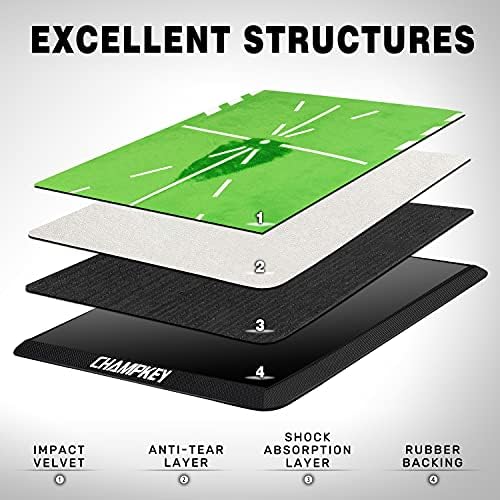 CHAMPKEY Heavy-Duty Golf Hitting Mat - Image 5
