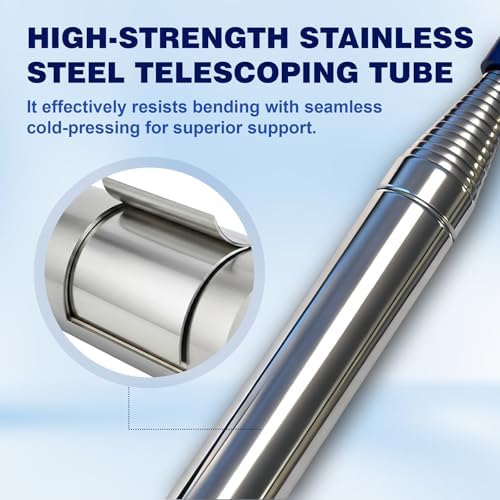 Golf Ball Retriever Telescopic for Water, 9/12/15/20Ft GolfBall Grabber Tool - Image 2