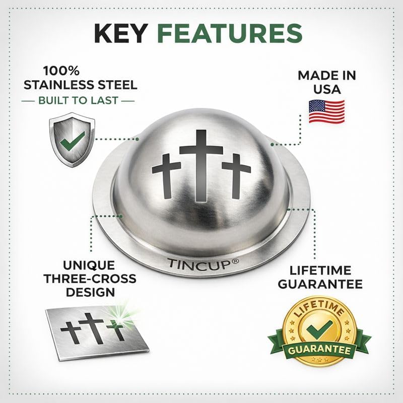 Tin Cup Golf Ball Marker Stencil - Image 2