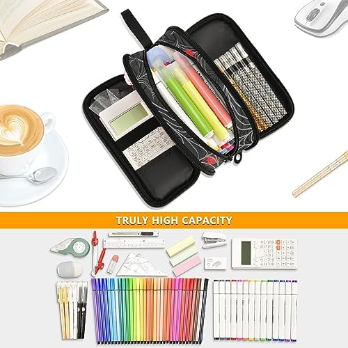 ZAZYXTJ Personalized Spider Web Pencil Case Large Capacity Pencil Pouch - Image 5