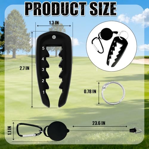 Adjustable Golf Tee Height Tool, Retractable Golf Training Aid, Precision Tee - Image 2