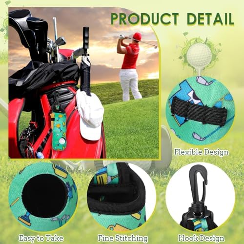 WILLBOND 12 Pcs Golf Ball Pouch, Tee Holder - Image 5